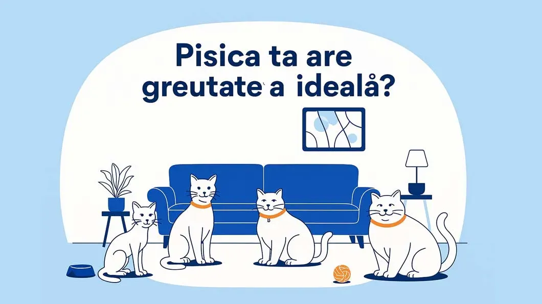 greutate corecta pisica
