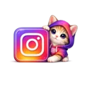Instagram Happy Meow