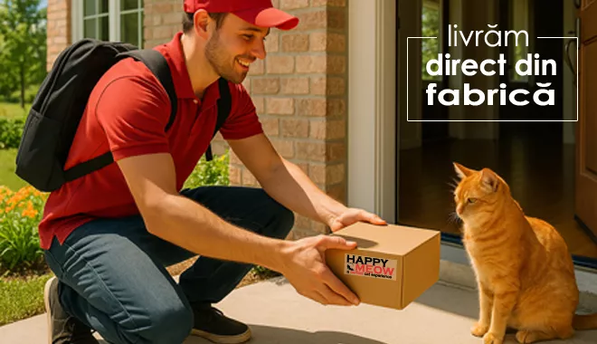 Pentru pisica ta - Îți livrăm direct din Fabrica Happy Meow