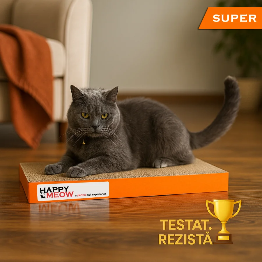 carton de zgâriat pentru pisici Happy Meow Super