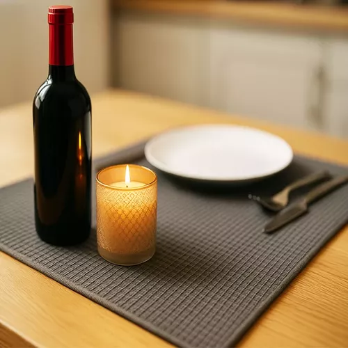 Covoraș absorbant textil 3 straturi pentru blat de bucătărie, 50x40 cm, gri