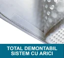 covor litieră pisici EVA gri pentru litiere standard