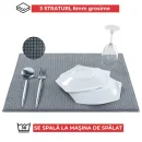 Covoraș lavabil reutilizabil pentru vase pahare și căni de cafea