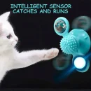 Jucărie interactivă Spinner pentru pisici cu lumină LED