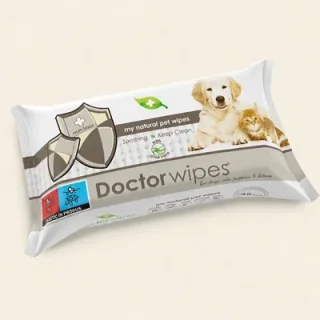 Șervețele umede pentru animale de companie – Doctor Wipes Pets, 48 bucăți