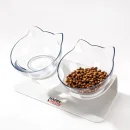 bol ortopedic dublu transparent pentru pisici Happy Meow