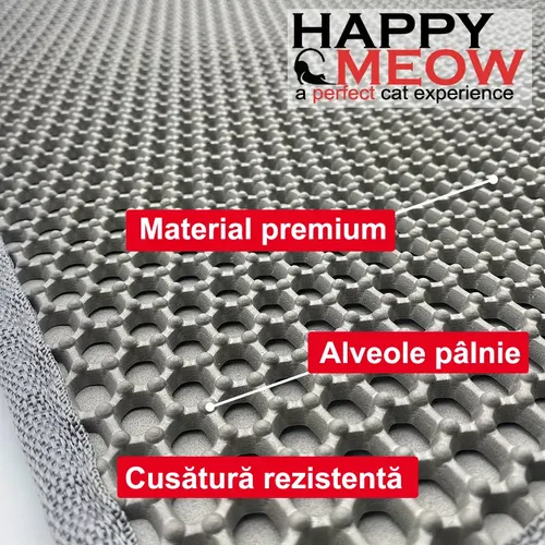 Covor litieră pentru colectarea granulelor de nisip 60x40cm, Negru