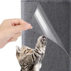 Set 5 folii autoadeziva impotriva zgarieturilor de pisici si caini Happy Meow