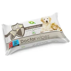 Șervețele umede pentru animale de companie – Doctor Wipes Pets, 48 bucăți